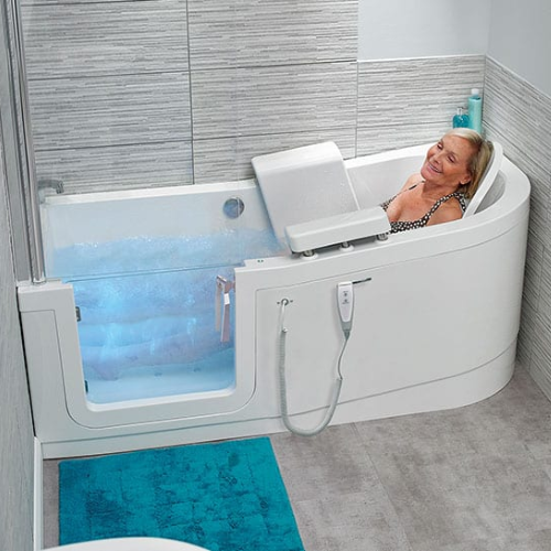 assistive bath tub
